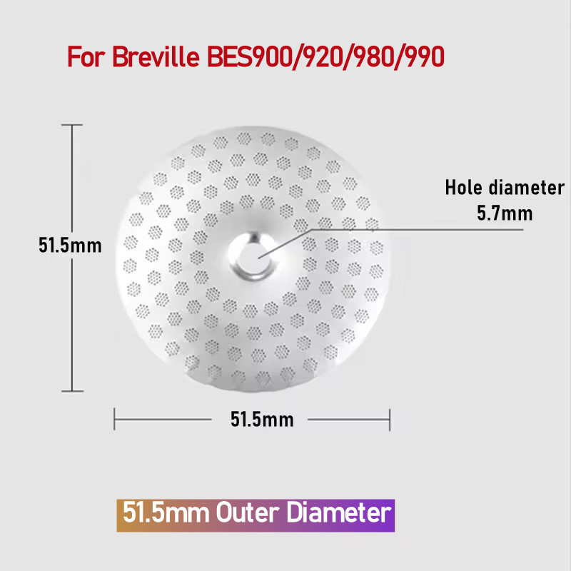 Stainless Steel Shower Screen  - Breville Espresso Bes870 review and price